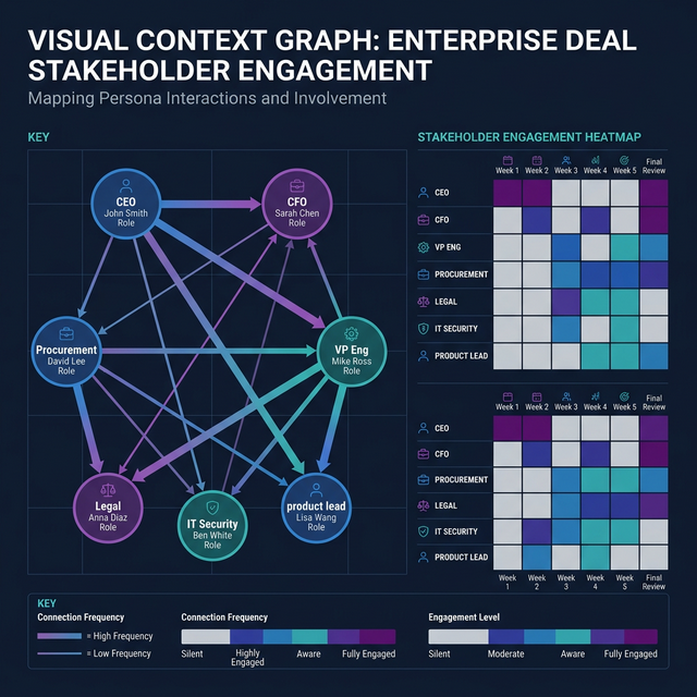 Mapping Stakeholder Multi-Threading in Complex B2B Deals